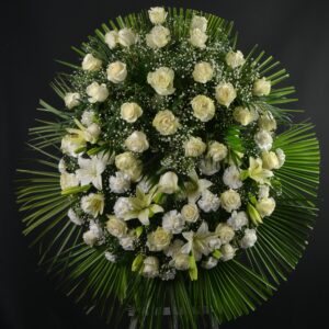 CORONA 22 - CORONA DE CLAVEL, CENTRO DE ROSAS Y GERBERA - SED